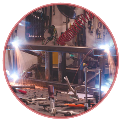 Pump skid fabrication and assembly