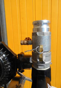 Mobile pump on industrial trolley