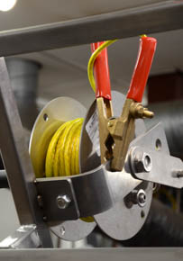 Air diaphragm pump with trolley